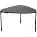Kit 02 Mesas de Centro e 01 Mesa Lateral Pés Metálicos Adek A03 Nero Preto - Lyam Decor