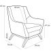 Kit 02 Poltronas Decorativa Fixa Base de Madeira Juliet D02 Veludo Marsala C-278 - Lyam Decor
