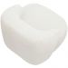 Kit 02 Poltronas Decorativa Fixa Orgânica Para Sala Living Barolo L06 Bouclê Branco - Lyam Decor