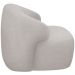 Kit 02 Poltronas Decorativa Fixa Orgânica Para Sala Living Barolo L06 Bouclê Cinza - Lyam Decor