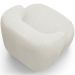 Kit 02 Poltronas Decorativa Fixa Orgânica Para Sala Living Barolo L06 Bouclê Off White - Lyam Decor