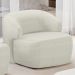 Kit 02 Poltronas Decorativa Fixa Orgânica Para Sala Living Barolo L06 Linho Cru - Lyam Decor
