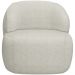 Kit 02 Poltronas Decorativa Fixa Orgânica Para Sala Living Barolo L06 Linho Cru - Lyam Decor