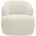 Kit 02 Poltronas Decorativa Fixa Orgânica Para Sala Living Barolo L06 Veludo Bege - Lyam Decor