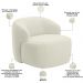 Kit 02 Poltronas Decorativa Fixa Orgânica Para Sala Living Barolo L06 Veludo Bege - Lyam Decor