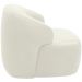 Kit 02 Poltronas Decorativa Fixa Orgânica Para Sala Living Barolo L06 Veludo Bege - Lyam Decor