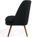 Kit 02 Poltronas Decorativa Fixa Pés Palito Pérsia D02 Veludo Preto C-300 - Lyam Decor