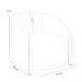 Kit 02 Poltronas Decorativa Giratória Angelina M03 Veludo Bege - Lyam Decor