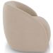 Kit 02 Poltronas Decorativa Giratória Angelina M03 Veludo Bege - Lyam Decor