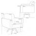 Kit 02 Poltronas Decorativa Giratória Base de Madeira Helô L02 Bouclê Mostarda - Lyam Decor