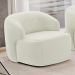 Kit 02 Poltronas Decorativa Orgânica Giratória Para Sala Living Barolo L06 Veludo Bege - Lyam Decor