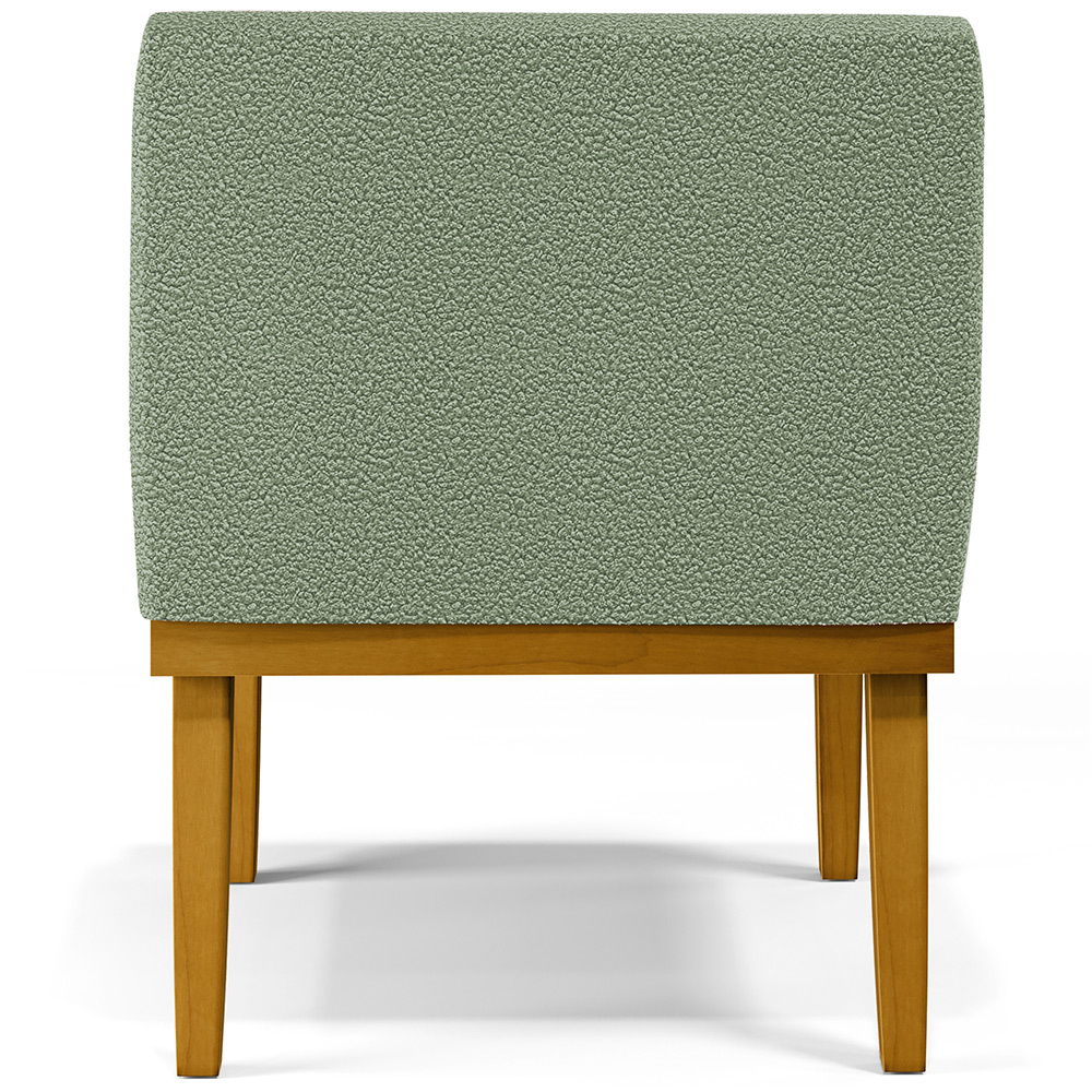 Kit 02 Poltronas Decorativa Para Sala De Estar E Recepção Beatriz W01 Bouclê Oliva - Lyam Decor