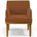 Kit 02 Poltronas Decorativa Para Sala De Estar E Recepção Beatriz W01 Bouclê Terracota - Lyam Decor