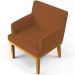 Kit 02 Poltronas Decorativa Para Sala De Estar E Recepção Beatriz W01 Bouclê Terracota - Lyam Decor
