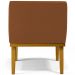 Kit 02 Poltronas Decorativa Para Sala De Estar E Recepção Beatriz W01 Bouclê Terracota - Lyam Decor