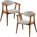 Kit 02 Poltronas Decorativa Para Sala De Estar E Recepção Cecília L02 Bouclê Creme - Lyam Decor