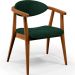 Kit 02 Poltronas Decorativa Para Sala De Estar E Recepção Cecília L02 Bouclê Verde - Lyam Decor
