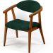 Kit 02 Poltronas Decorativa Para Sala De Estar E Recepção Cecília L02 Bouclê Verde - Lyam Decor