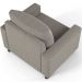 Kit 02 Poltronas Decorativa Para Sala De Estar E Recepção Malta L02 Bouclê Bege - Lyam Decor