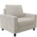 Kit 02 Poltronas Decorativa Para Sala De Estar E Recepção Malta L02 Bouclê Creme - Lyam Decor