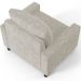 Kit 02 Poltronas Decorativa Para Sala De Estar E Recepção Malta L02 Bouclê Creme - Lyam Decor