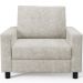 Kit 02 Poltronas Decorativa Para Sala De Estar E Recepção Malta L02 Bouclê Creme - Lyam Decor