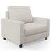 Kit 02 Poltronas Decorativa Para Sala De Estar E Recepção Malta L02 Bouclê Cru - Lyam Decor