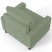 Kit 02 Poltronas Decorativa Para Sala De Estar E Recepção Malta L02 Bouclê Oliva - Lyam Decor