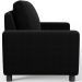 Kit 02 Poltronas Decorativa Para Sala De Estar E Recepção Malta L02 Bouclê Preto - Lyam Decor