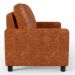 Kit 02 Poltronas Decorativa Para Sala De Estar E Recepção Malta L02 Couríssimo Camel  - Lyam Decor
