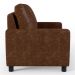 Kit 02 Poltronas Decorativa Para Sala De Estar E Recepção Malta L02 Couríssimo Marrom  - Lyam Decor