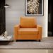 Kit 02 Poltronas Decorativa Para Sala De Estar E Recepção Malta L02 Couríssimo Whisky - Lyam Decor