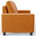 Kit 02 Poltronas Decorativa Para Sala De Estar E Recepção Malta L02 Couríssimo Whisky - Lyam Decor
