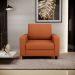 Kit 02 Poltronas Decorativa Para Sala De Estar E Recepção Malta L02 Tecido Terracota - Lyam Decor