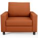 Kit 02 Poltronas Decorativa Para Sala De Estar E Recepção Malta L02 Tecido Terracota - Lyam Decor