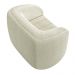 Kit 02 Poltronas Decorativa Para Sala De Estar Lazio M03 Bouclê Bege Claro - Lyam Decor