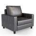 Kit 02 Poltronas Decorativa Para Sala De Estar Malta L02 Couríssimo Preto Brilho - Lyam Decor