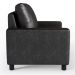 Kit 02 Poltronas Decorativa Para Sala De Estar Malta L02 Couríssimo Preto Brilho - Lyam Decor
