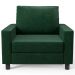 Kit 02 Poltronas Decorativa Para Sala De Estar e Recepção Malta L02 Facto Verde Musgo -Lyam Decor