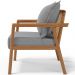 Kit 02 Poltronas Decorativa Para Sala de Estar Alícia L02 Bouclê Cinza - Lyam Decor