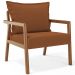 Kit 02 Poltronas Decorativa Para Sala de Estar Alícia L02 Bouclê Terracota - Lyam Decor