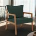 Kit 02 Poltronas Decorativa Para Sala de Estar Alícia L02 Suede Verde Musgo - Lyam Decor