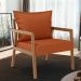 Kit 02 Poltronas Decorativa Para Sala de Estar Alícia L02 Tecido Terracota - Lyam Decor