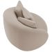 Kit 02 Poltronas Decorativa Para Sala de Estar Fixa Pés Madeira Witta M03 Veludo Bege - Lyam Decor