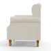 Kit 02 Poltronas Decorativa Para Sala de Estar Yara P02 Linho Champagne - Lyam Decor