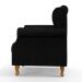 Kit 02 Poltronas Decorativa Para Sala de Estar Yara P02 Linho Chumbo - Lyam Decor