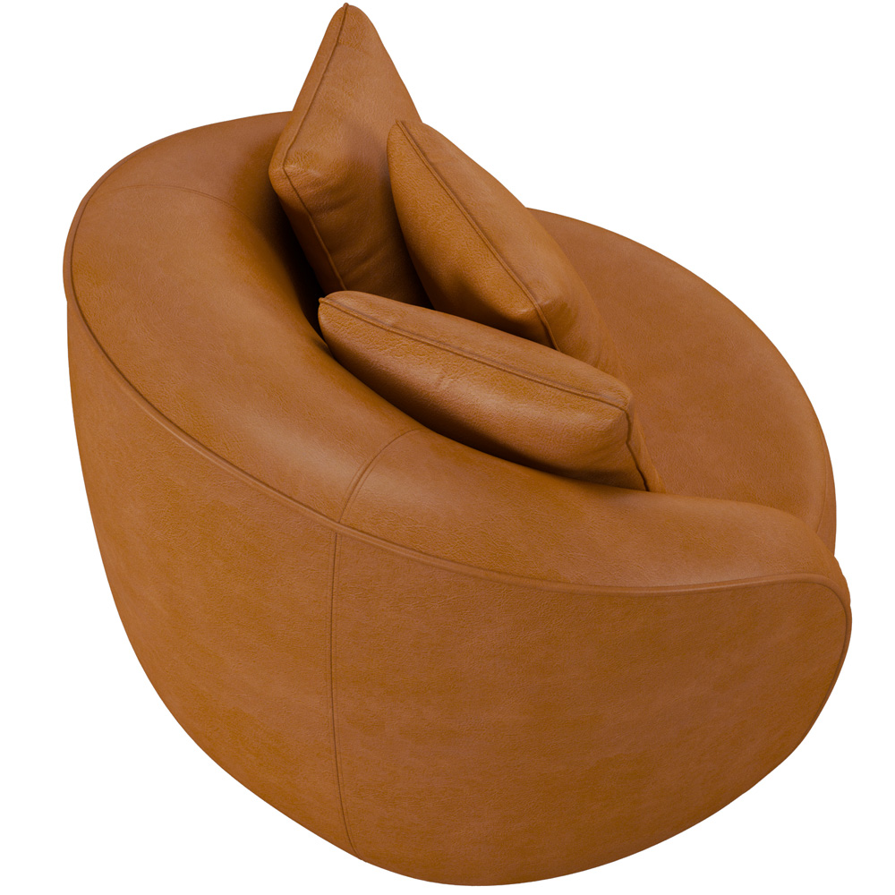 Kit 02 Poltronas Decorativa Sala de Estar Fixa Pés Madeira Witta M03 Couríssimo Whisky - Lyam Decor