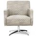 Kit 02 Poltronas Decorativas Base Evo Diva D02 Tressê Linho Champagne Mesclado D-478 - Lyam Decor