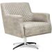 Kit 02 Poltronas Decorativas Base Evo Diva D02 Tressê Linho Champagne Mesclado D-478 - Lyam Decor