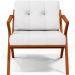 Kit 02 Poltronas Decorativas Com Cintas De Corano Laís B04 Facto Branco - Lyam Decor